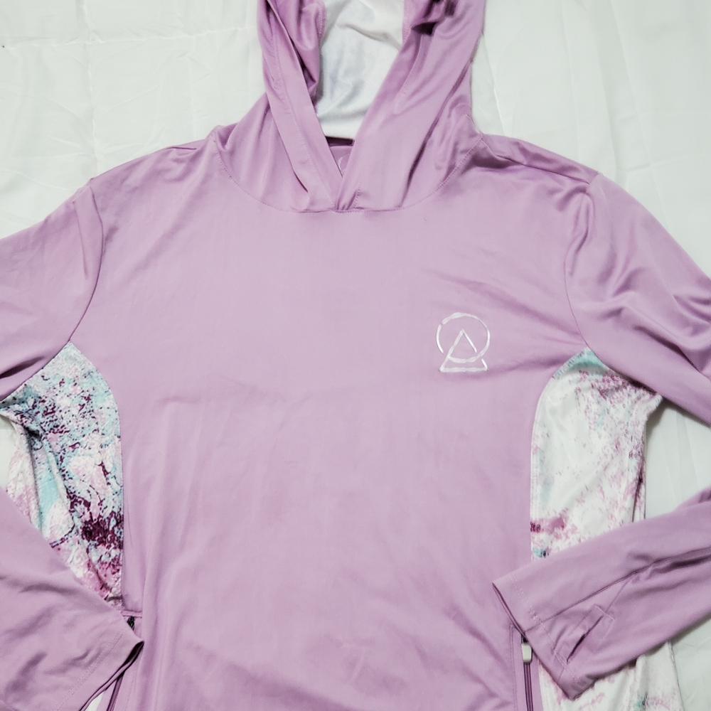 ENLIGHTEN Pastel Purple Long Sleeve Women's Hoodie Size XL